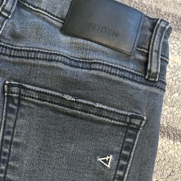 HIDDEN BLACK STRAIGHT LEG JEANS - Picture 4 of 4
